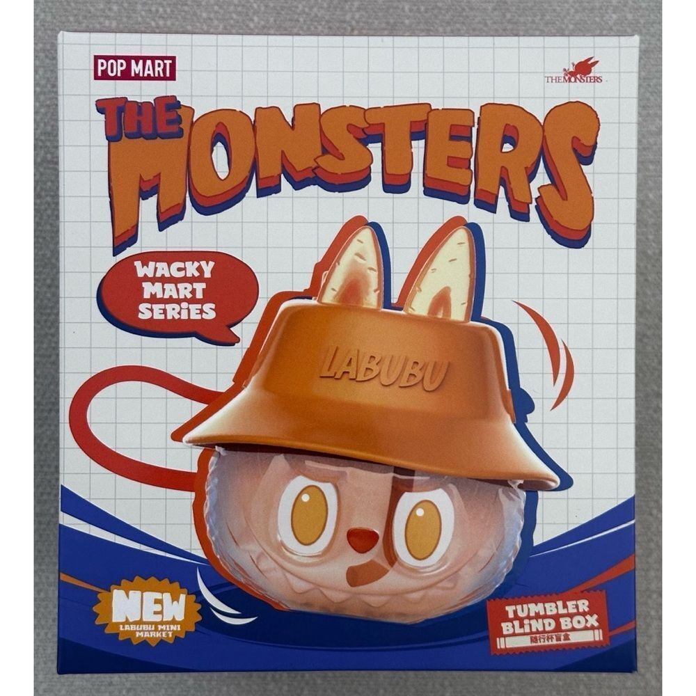 SEALED Pop Mart THE MONSTERS LABUBU‎ Wacky Mart Series- Tumbler Blind Single Box